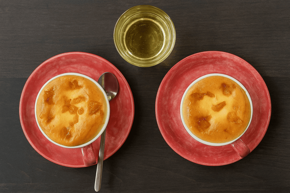 Artisanal egg coffee preparation using locally sourced ingredients and premium coffee beans